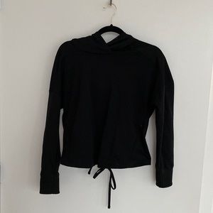 Lululemon Black Cropped Hoodie
